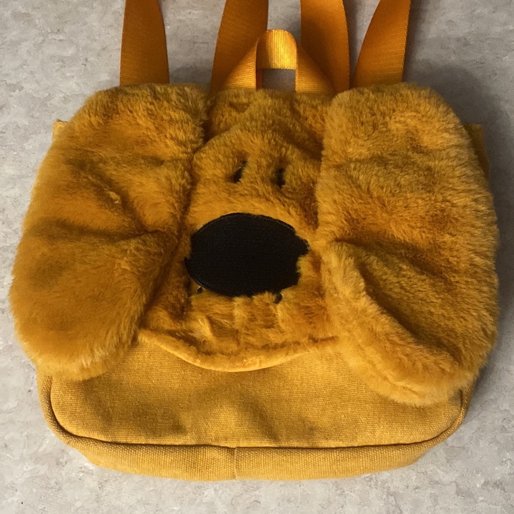 Kids Plush Puppy Dog Backpack